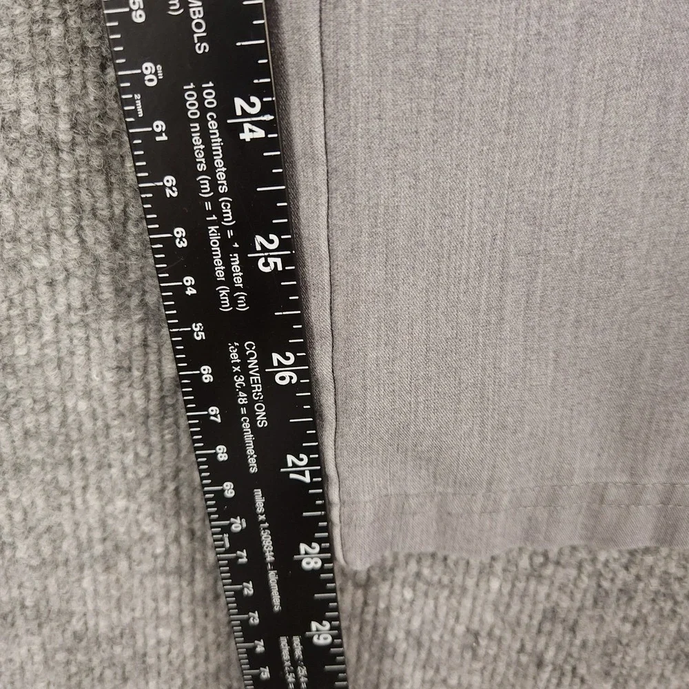 FIGS Technical Collection Scrub Pants Mens Large Grey Teal Drawstring